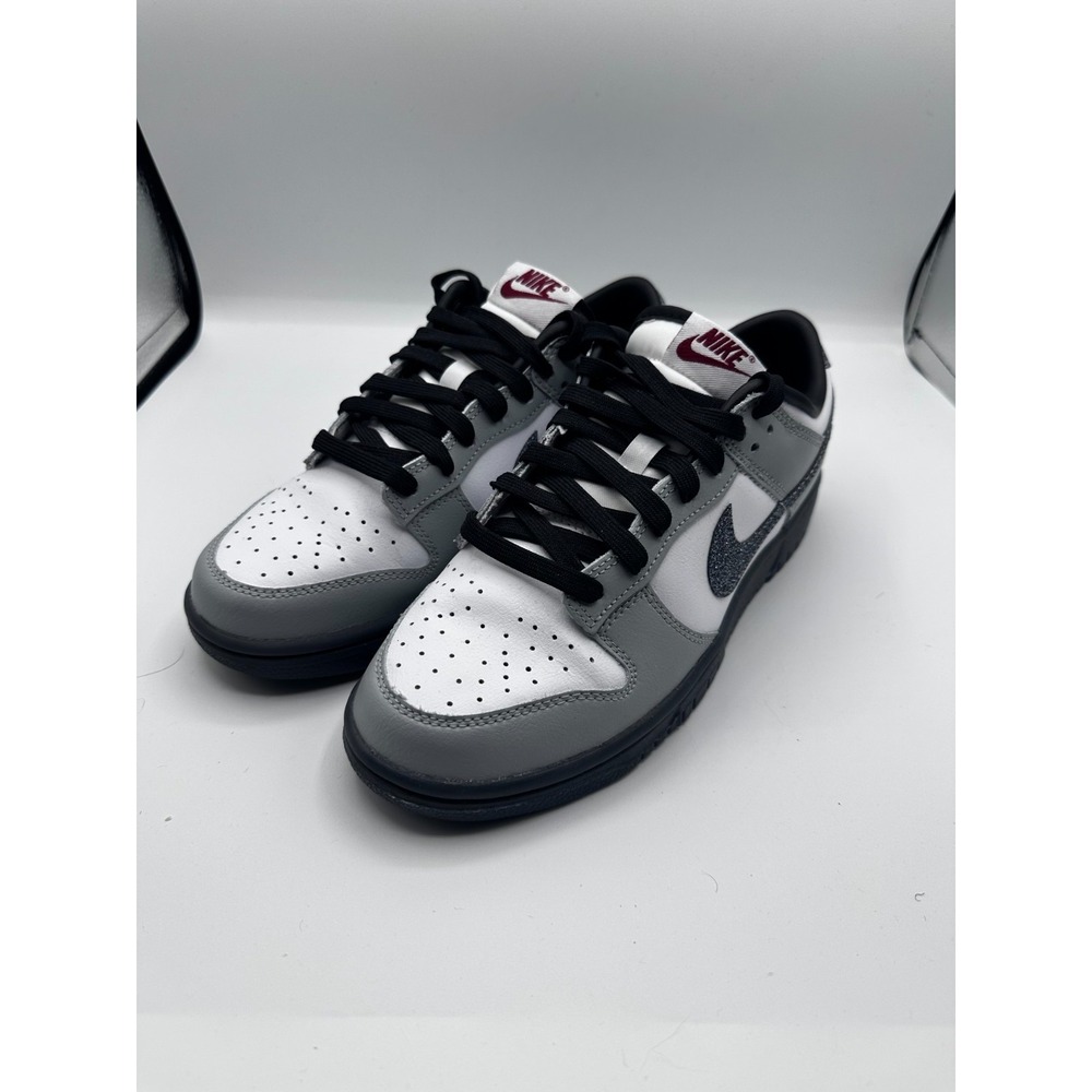 Nike Dunk LX Low Glitter Swoosh Women's Gray Color Size 7.5 SKU 266